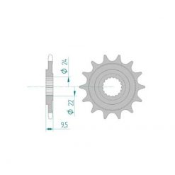 Ritzel Honda 520/13Z