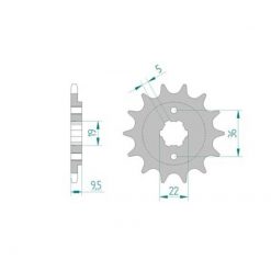 Ritzel Honda 520/14Z