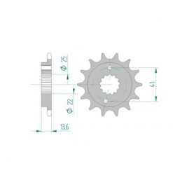 Ritzel Honda 520/14Z