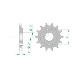 Ritzel Honda 520/13Z