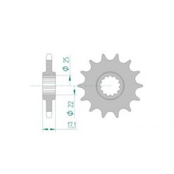 Ritzel Honda 525/15Z