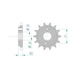 Ritzel Honda 525/16Z