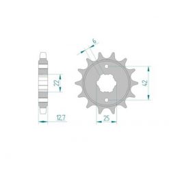 Ritzel Honda 530/17Z