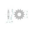 Ritzel Honda 530/15Z