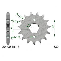 Ritzel Honda 530/15Z