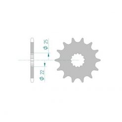 Ritzel Kawa,Suzuki 520/15Z