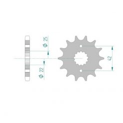 Ritzel Kawa,Suzuki 530/17Z