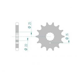 Ritzel Kawa,Suzuki 630/15Z