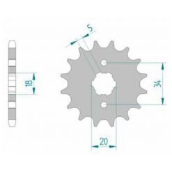 Ritzel Kymco 428/16Z