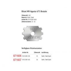 Ritzel ESJOT 520/15Z