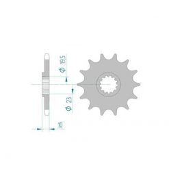 Ritzel Suzuki 520/15Z