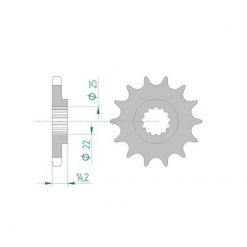 Ritzel Suzuki 630/15Z