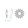 Ritzel Triumph 525/14Z