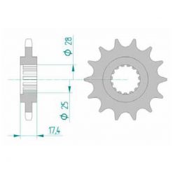 Ritzel Voxan 525/17Z