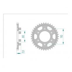 Zahnkranz Aprilia 520/37Z