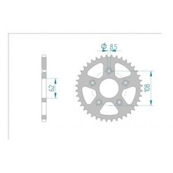 Zahnkranz Aprilia 520/40 Zähne