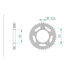 Zahnkranz Aprilia 525/42Z