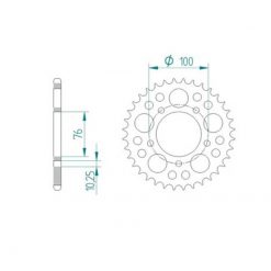 Zahnkranz Benelli 525/36Z