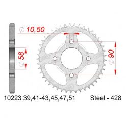 Zahnkranz AFAM Stahl 428/42Z