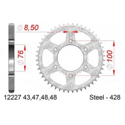 Zahnkranz AFAM Stahl 428/47Z