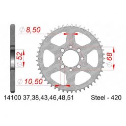 Zahnkranz AFAM Stahl 420/37Z