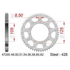 Zahnkranz AFAM Stahl 428/54Z