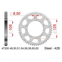 Zahnkranz AFAM Stahl 428/56Z