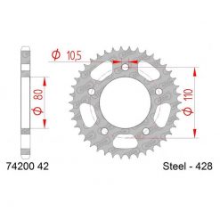Zahnkranz AFAM Stahl 428/42Z