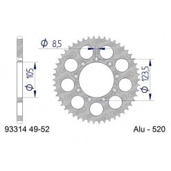 Zahnkranz AFAM Alu 520/52Z