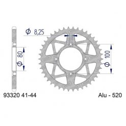 Zahnkranz AFAM Alu 520/43Z