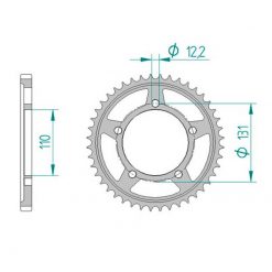 Zahnkranz BMW Stahl 525/46Z