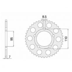 Zahnkranz Cagiva 428/45Z
