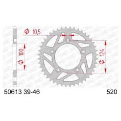 Zahnkranz AFAM 520/39Z Stahl