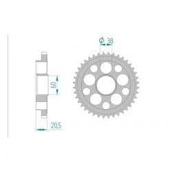 Zahnkranz Ducati 525/36Z