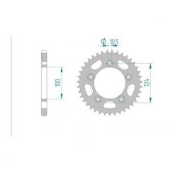Zahnkranz Ducati 525/36Z