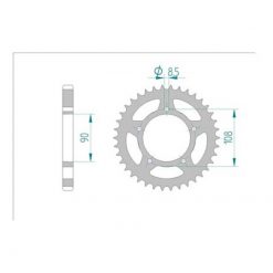 Zahnkranz Ducati 530/38Z