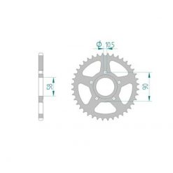Zahnkranz GileraHonda 420/44Z