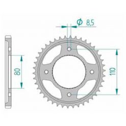 Zahnkranz Honda 428/42Z