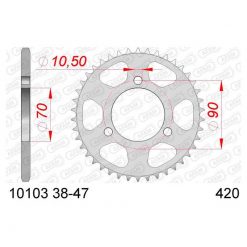 Zahnkranz AFAM 420/42Z Stahl