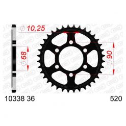 Zahnkranz AFAM 520/36Z Stahl