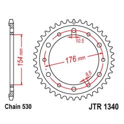 Zahnkranz JT Honda 530/45Z