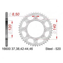Zahnkranz AFAM Stahl 520/37Z