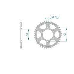 Zahnkranz Kawasaki 520/40Z