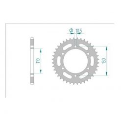 Zahnkranz Kawasaki 520/42Z