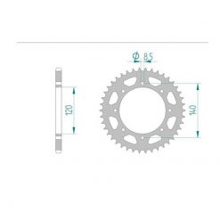 Zahnkranz Kawasaki 520/38Z