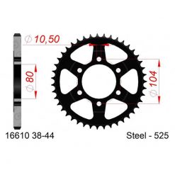 Zahnkranz AFAM Stahl 525/38Z
