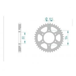 Zahnkranz Kawasaki 525/43Z