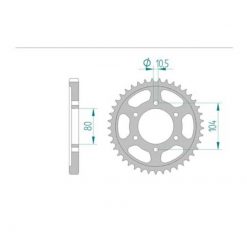 Zahnkranz Kawasaki 530/44Z