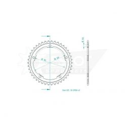 Zahnkranz Kawasaki 530/46Z