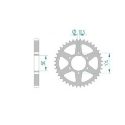 Zahnkranz Kawasaki 630/33Z